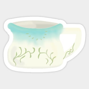 Ombre Chamber Pot Sticker